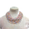 Pastel Multistrand Necklace