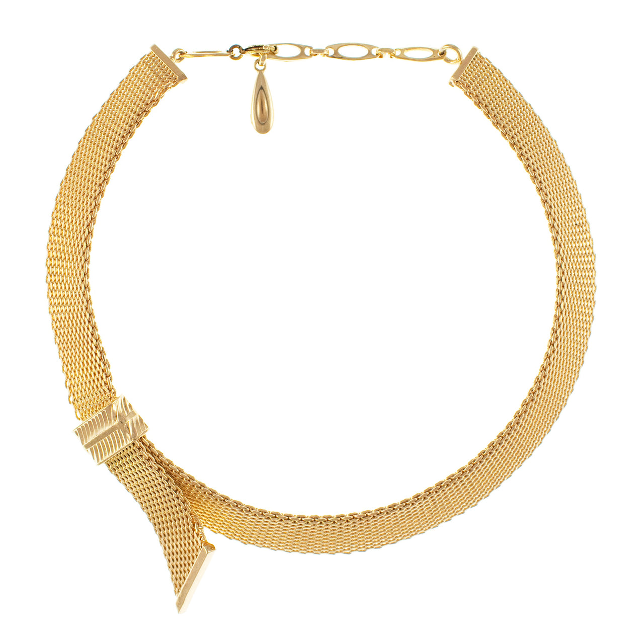 Elegant gold plated necklace attributed to Grosse of Germany from the 1960s