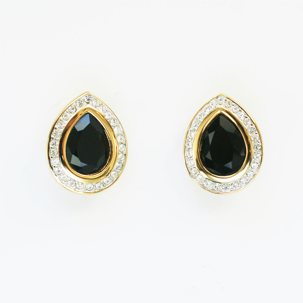 Vintage Swarovski Clip On Earrings