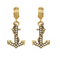 Nautical Anchor drop clip earrings