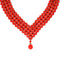 Vintage Red Collar, Glass