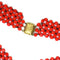 Vintage Red Collar, Glass