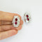 Attwood UK Red Clip on Earrings