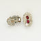 Attwood UK Red Clip on Earrings